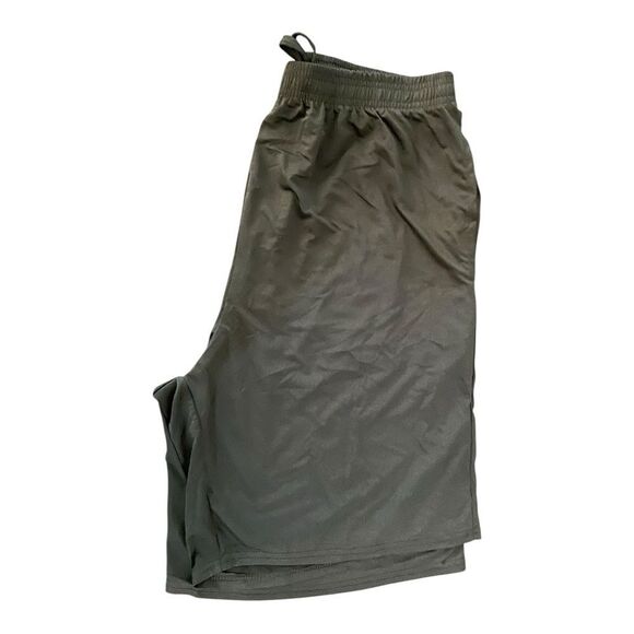 5 Pair Athletic Shorts with Built-in Liner and Side Vents - Picture 2 of 5